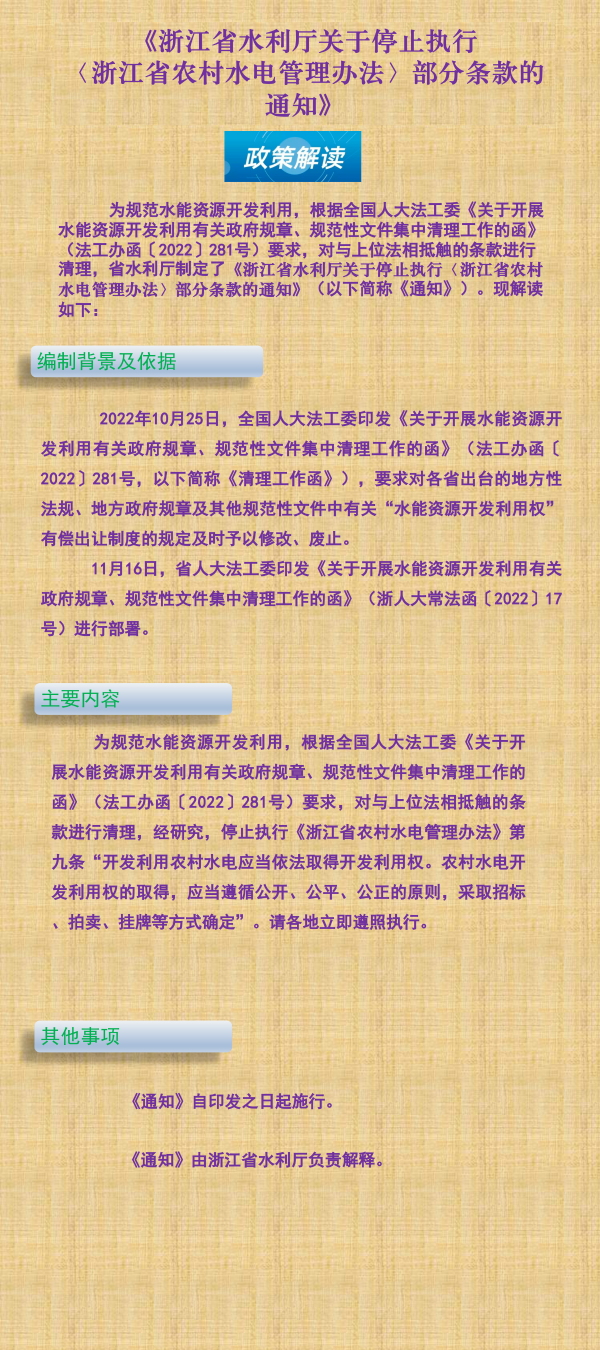 365bet足球赌博_365亚洲体育平台_正规365彩票平台app下载水利厅关于停止执行《365bet足球赌博_365亚洲体育平台_正规365彩票平台app下载农村水电管理办法》部分条款的通知-政策解读.png
